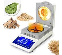 Analyseur d'humidité, compteur automatique de 50 g, chauffage 50-80 ℃, réglage de synchronisation de 0 à 90 min, interface de données RS-232C pour céréales, poudre, herbes, thé