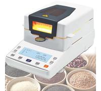Analyseur d'humidité, compteur halogène, capacité maximale 110 g, lisibilité 0,01 g, écran LCD, idéal pour l'agriculture, l'alimentation et l'utilisation des plantes