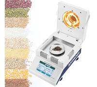 Analyseur D'Humidité éLectronique, Analyseur D'Humidité HalogèNe, Technologie De Chauffage HalogèNe Fonctionnement Intelligent, Plusieurs Modes De Chauffage Pour Poudres, CéRéAles Et Thé(100g/0.005g)