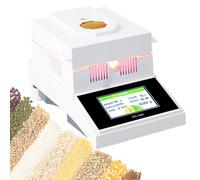 Analyseur d'Humidité Électronique, Testeur d'Humidité Halogène de Précision, Capacité 50 g/100 g, Précision de Lecture 0,001 g, pour l'Industrie Chimique, Biologique 110V-100g/5mg