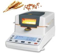 Analyseur D'humidité Halogène, Analyseur D'humidité Numérique avec Chauffage par Lampe Halogène, Température/Temps Réglables, Plage De Mesure 5 MG À 110 G, pour Aliments, Thé, Expériences