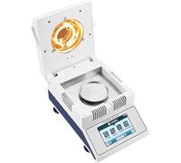 Analyseur D'humidité Halogène, Avec Écran Couleur 5,5 Pouces Et Dispositif De Récupération Des Plaques, Température Réglable De 60 À 200 °C, Réglages De Durée De 1 À 99 Minutes, Pour L'alimentation