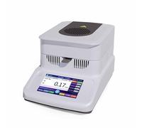 Analyseur d'humidité halogène de laboratoire, capacité de 120 g, lisibilité de 0,01 %, séchage par chauffage 40-180 °C, écran tactile, pour test d'humidité des aliments en bois, 22 x 34 x 21 cm, 120 g