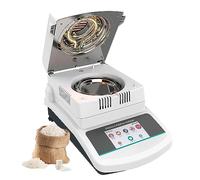 Analyseur d'humidité halogène de laboratoire de chauffage, analyseur d'humidité halogène avec écran tactile et interface RS232, plusieurs modes de chauffage et résultat très précis, pour test de