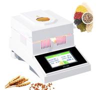 Analyseur d'humidité halogène de précision, analyseur d'humidité numérique à écran tactile, pour les applications domestiques, industrielles, alimentaires, céréalières et chimiques.(100g/1mg)