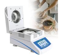 Analyseur d'humidité halogène haute précision 0,001 g, testeur d'humidité numérique précis, for l'industrie, la cuisine, l'alimentation, la bijouterie et l'orfèvrerie.(50g/0.002g)