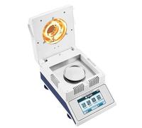 Analyseur D'humidité Halogène, Testeur D'humidité Numérique, Plage De Température : 60-200 °C, Haute Précision 0,001 g, For Des Tests D'humidité Rapides Dans Les Aliments, Les Plantes Et(50g/0.005g)