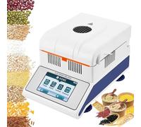 Analyseur D'Humidité Haute PréCision, Testeur éLectronique, 2 Modes De SéChage, Lecture 0,001/0,002/0,005 G, éCran Tactile Led 5, Pouces, IdéAl Pour Blé, MaïS, En Laboratoire Agricole(50g/0.005g)