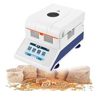 Analyseur D'Humidité NuméRique Avec Chauffage HalogèNe,2 Modes SéChage,Capacité 50/100G,éCran Tactile Led 5,5 Pouces éCran,Fonctionnement Intelligent,Pour Poudres, CéRéAles Et Thé(50g/0.001g)