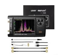 Analyseur harmonique de fréquence portable IPS LCD SA5 de 10,2 cm avec plage de signal de 0 1 MHz à 5 3 GHz, batterie 5000 mAh, fente pour carte et contrôle PC via USB (sans carte)