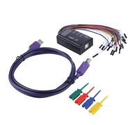 Analyseur logique USB 100 M, fréquence d'échantillonnage maximale, paramètres, instruments de réglage, câble USB 2.0, multi-système