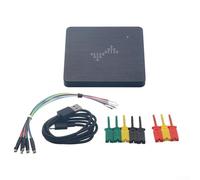 Analyseur logique USB avec taux d'échantillonnage de 100 MHz, profondeur 16 G et 16 canaux, seuil réglable pour 1,2 V-5 V, compatible avec les systèmes Windows