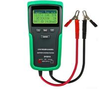Analyseur professionnel de batterie de voiture avec test CCA et système de charge, vérifiez la mesure Kelvin à 4 fils pour un diagnostic précis de batterie 12 V 24 V modèle DY2015