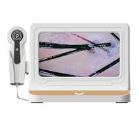 Analyseur professionnel du cuir chevelu et de la peau avec double sonde 50X/200X | Détecteur d'imagerie optique haute définition pour salon et spa