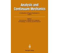 Analysis And Continuum Mechanics