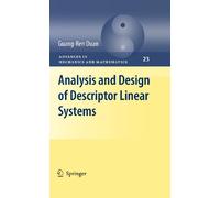 Analysis and Design of Descriptor Linear Systems