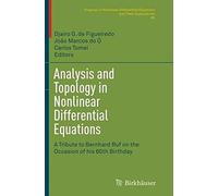 Analysis And Topology In Nonlinear Differential Equations