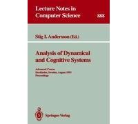 Analysis Of Dynamical And Cognitive Systems