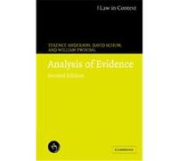 Analysis of Evidence, Law in Context Series Anderson, David A. Schum, William L. Twining (Auteur)
