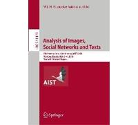 Analysis Of Images, Social Networks And Texts