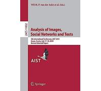 Analysis Of Images, Social Networks And Texts