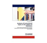 Analysis Of Instructional Topics In The Subject Of Education