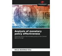 Analysis of monetary policy effectiveness: Empirical study of the monetary policy of the Central Bank of Congo