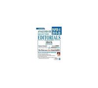 Analysis Of Selected Editorials Paper-2 (2019-2020)