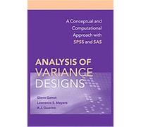 Analysis of Variance Designs A. J. Guarino, Glenn Gamst, Lawrence S. Meyers (Auteur)