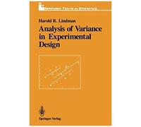 Analysis Of Variance In Experimental Design