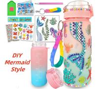 Analyste De Bouteilles D'eau Pour Filles,Décorations D'anniversaire Sirène Bricolage,Jouets D'art Et D'artisanat,Cadeau De Noël - Type Mermaid Box #B