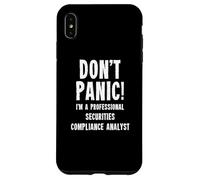 Analyste de conformité des valeurs mobilières Coque pour iPhone XS Max