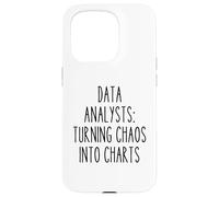 Analyste de données Statistiques Techniques de Travail Amusantes Statisticien mathématiques Coque pour iPhone 15 Pro