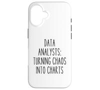 Analyste de données Statistiques Techniques de Travail Amusantes Statisticien mathématiques Coque pour iPhone 16