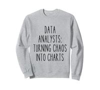 Analyste de données Statistiques Techniques de Travail Amusantes Statisticien mathématiques Sweatshirt