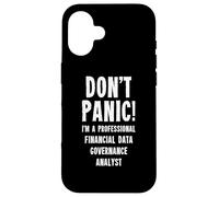 Analyste de gouvernance des données financières Coque pour iPhone 16