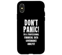 Analyste de gouvernance des données financières Coque pour iPhone X/XS