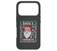 Analyste de Recherche et de Recherche sur Les opérations de Noël de Santas Xmas Ugly Christmas Coque pour iPhone 17 Pro