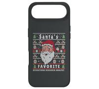 Analyste de Recherche et de Recherche sur Les opérations de Noël de Santas Xmas Ugly Christmas Coque pour iPhone Air