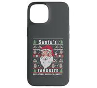 Analyste de Recherche et de Recherche sur Les opérations de Noël de Santas Xmas Ugly Christmas Coque pour iPhone 15