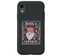 Analyste de Recherche et de Recherche sur Les opérations de Noël de Santas Xmas Ugly Christmas Coque pour iPhone XR