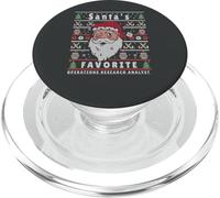Analyste de Recherche et de Recherche sur Les opérations de Noël de Santas Xmas Ugly Christmas PopSockets PopGrip pour MagSafe