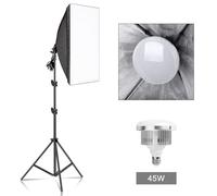 Analyste d'éclairage de boîte à lumière de photographie,système d'éclairage continu professionnel,boîte à lumière pour équipement de studio photo,50x70cm - Type 45W UFO Bulb