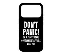 Analyste des Affaires gouvernementales Coque pour iPhone 17 Pro
