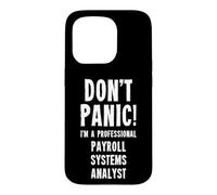 Analyste des systèmes de paie Coque pour iPhone 15 Pro