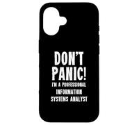 Analyste des systèmes d'information Coque pour iPhone 16