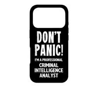 Analyste du renseignement Criminel Coque pour iPhone 17 Pro