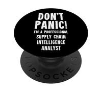 Analyste du renseignement de la chaîne d'approvisionnement PopSockets PopGrip Adhésif