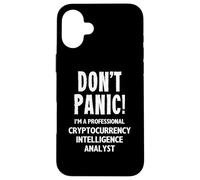 Analyste du renseignement sur Les Crypto-Monnaies Coque pour iPhone 16 Plus