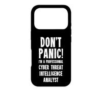 Analyste du renseignement sur Les cybermenaces Coque pour iPhone 17 Pro